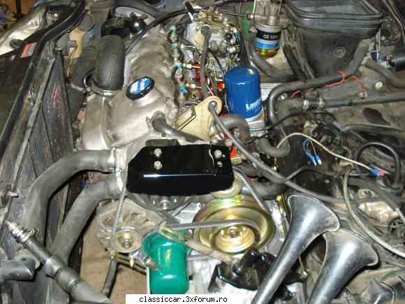 reparatie 2,5 turbo motorul sfrsit dup zile lucru repus locul lui ins droaie conducte electrice