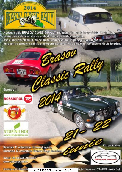 brasov classic rally 11-12 octombrie