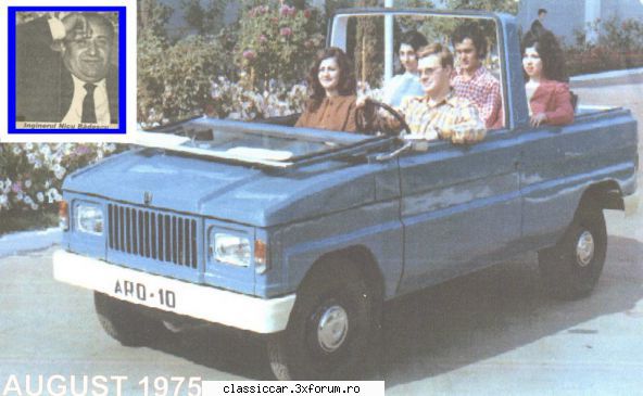 aro 10.1 din 1981 misu cluj scris:mai mult sigur prototipul era bleu 61. pare deloc mult sigur Admin