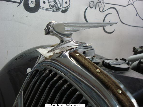 citroen traction avant six -1953 prob ornament radiator ....